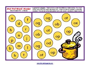 Printable Reading Games and Activities | Printable Phonics Games